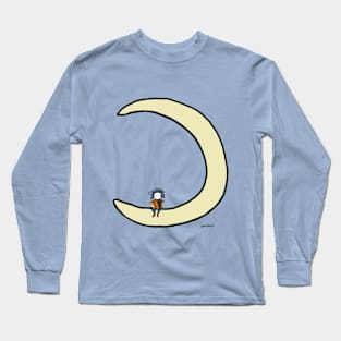 Lluna i acordió diatònic Long Sleeve T-Shirt